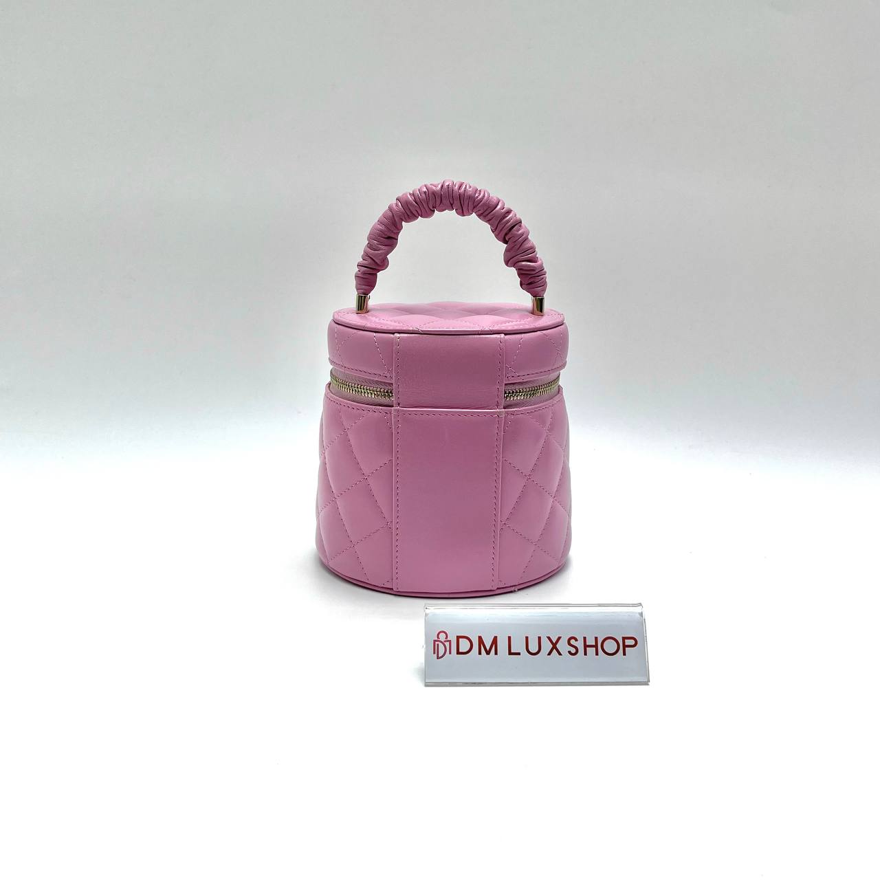 Chanel Pink CC Vanity Case GHW (Serial 32, Y: 2022)