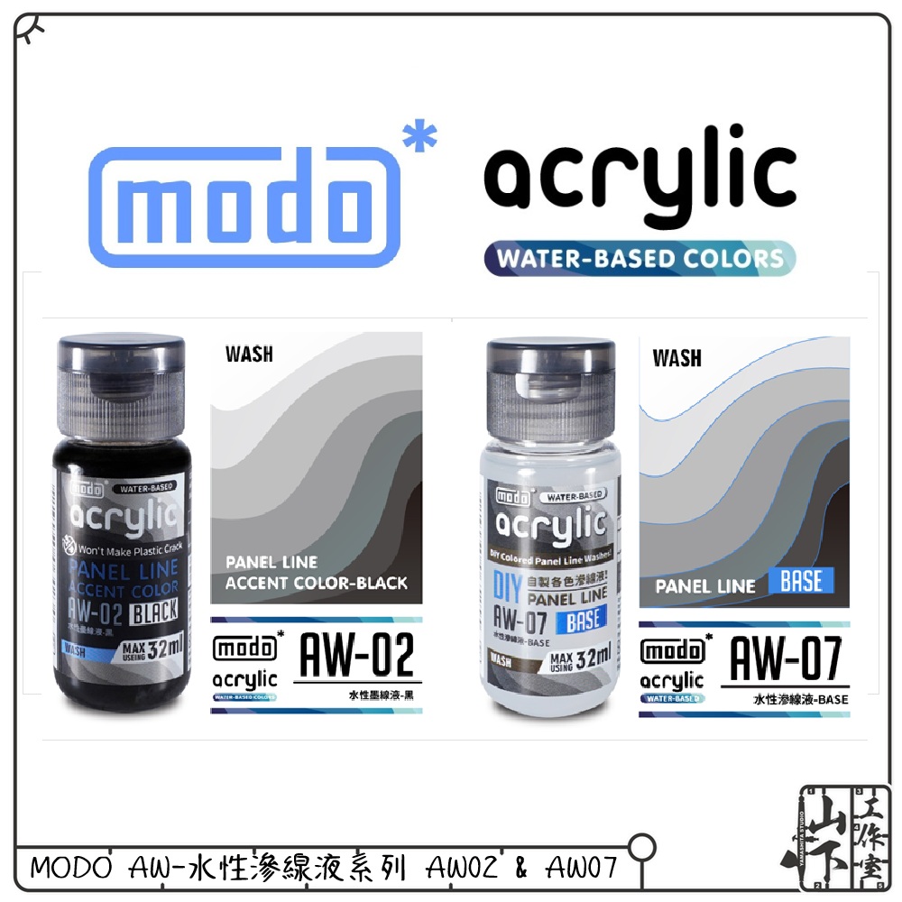 Modo AW 水性滲線液系列 AW02 & AW07