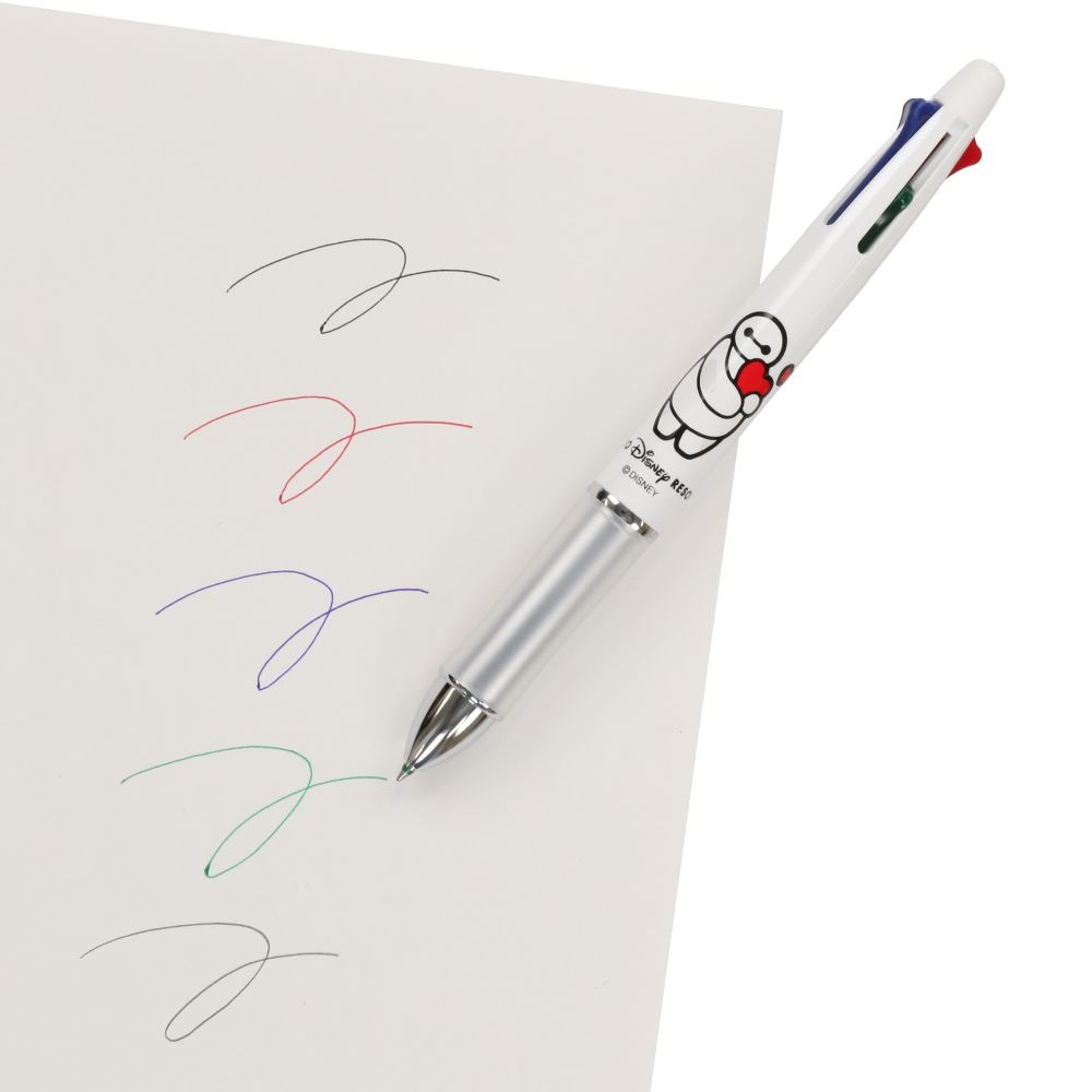 現貨｜【日本 Disney Store 限定】Baymax 大英雄聯盟 Dr.Grip 4+1 日本製 多功能 5用筆 0.7mm 4色原子筆 + 0.5mm 鉛芯筆 062849
