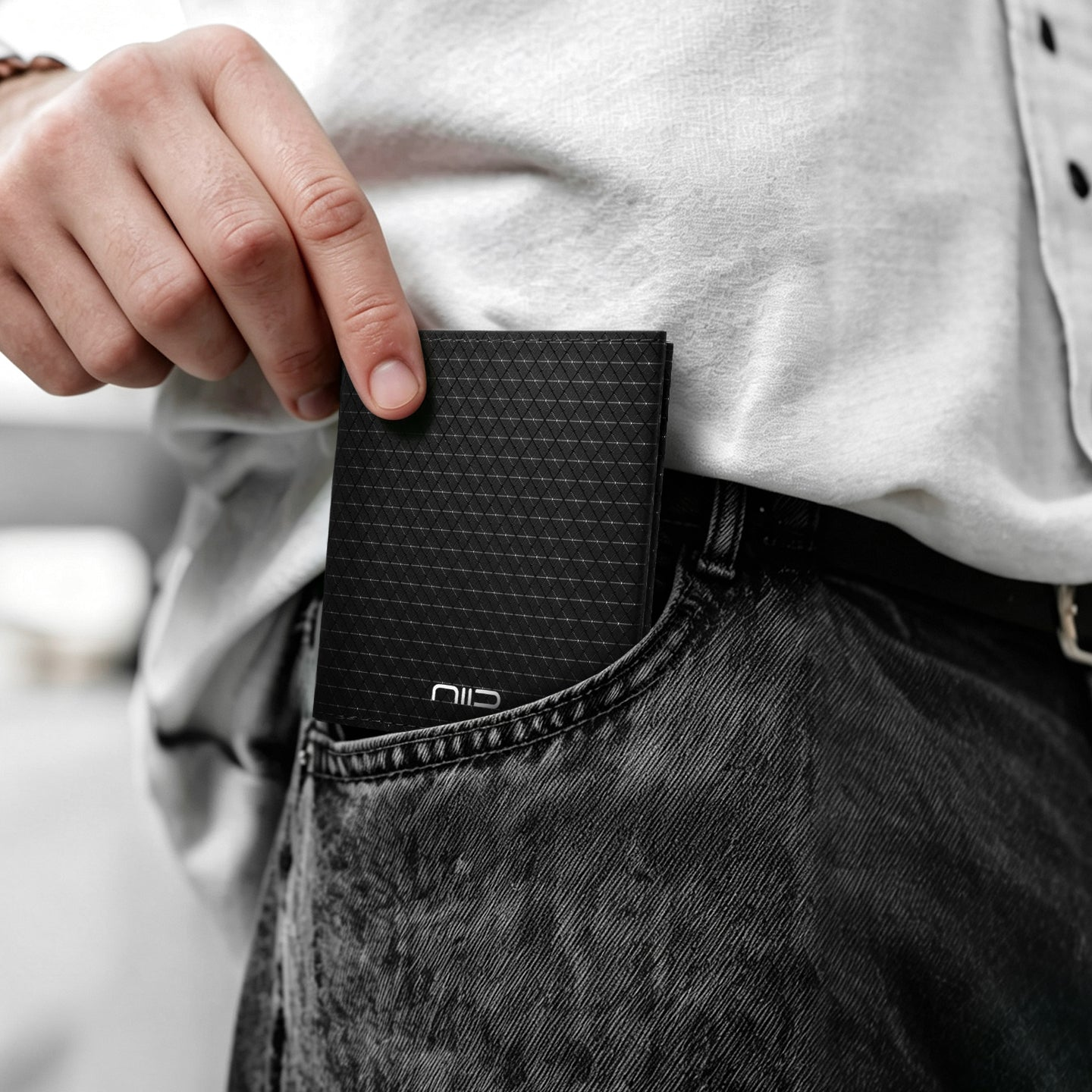 NIID NEX 磁吸 EDC 機能銀包｜1cm 極致纖薄｜ 內側防盜刷 RFID | Slim | RFID Wallet Leather 超薄磁吸銀包 輕便隨身卡套