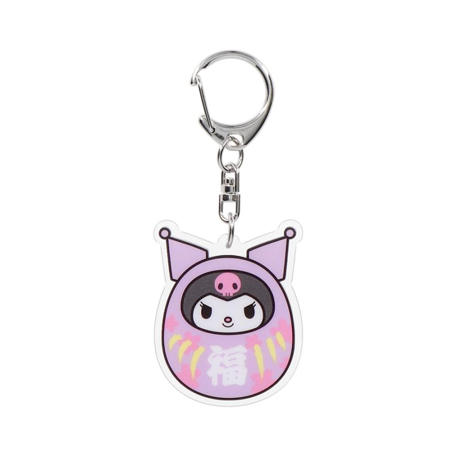 Sanrio-達摩亞克力掛件 - Kuromi