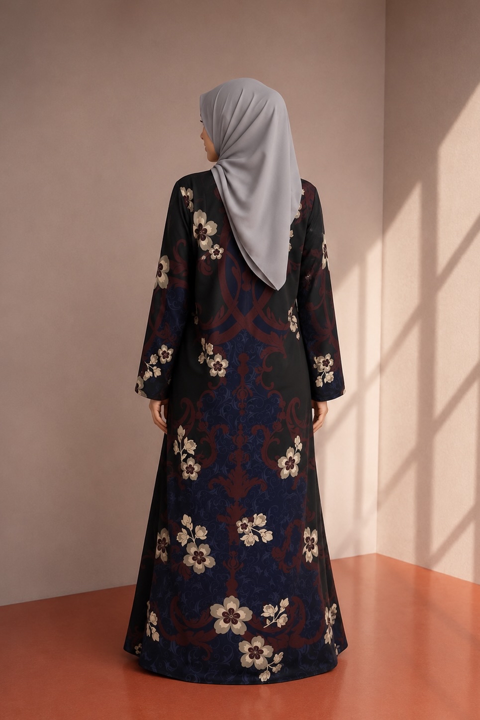 Sakura in Black Blue