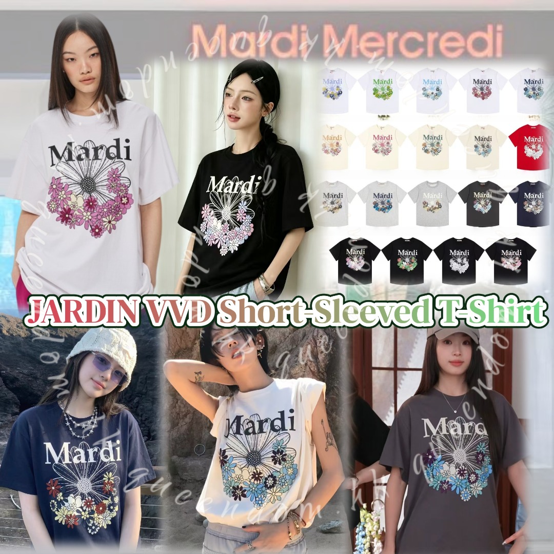 🇰🇷Mardi Mercredi JARDIN VVD Short-Sleeved T-Shirt 繽紛花園短袖Tee