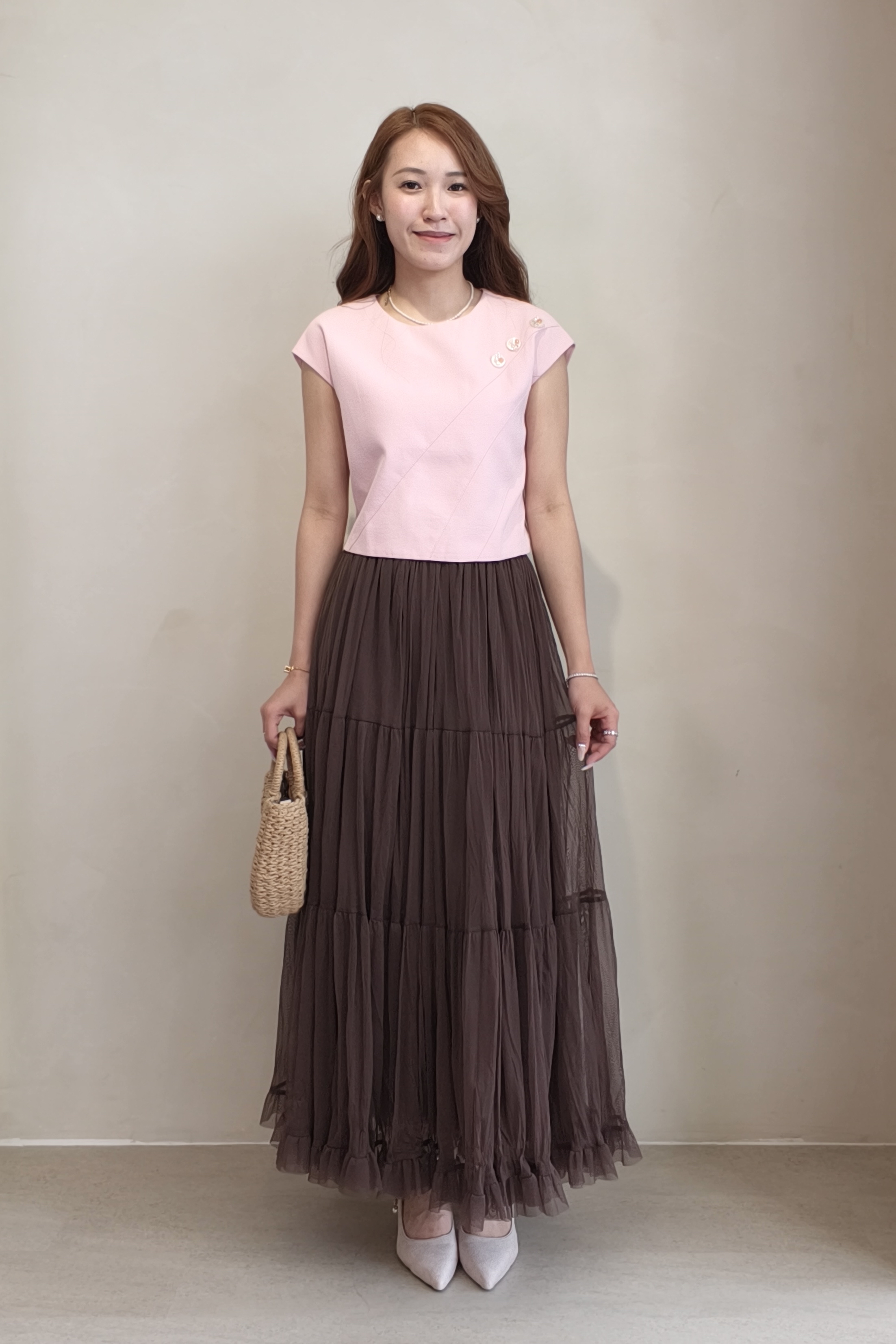 952 Ethereal Tiered Tulle Skirt