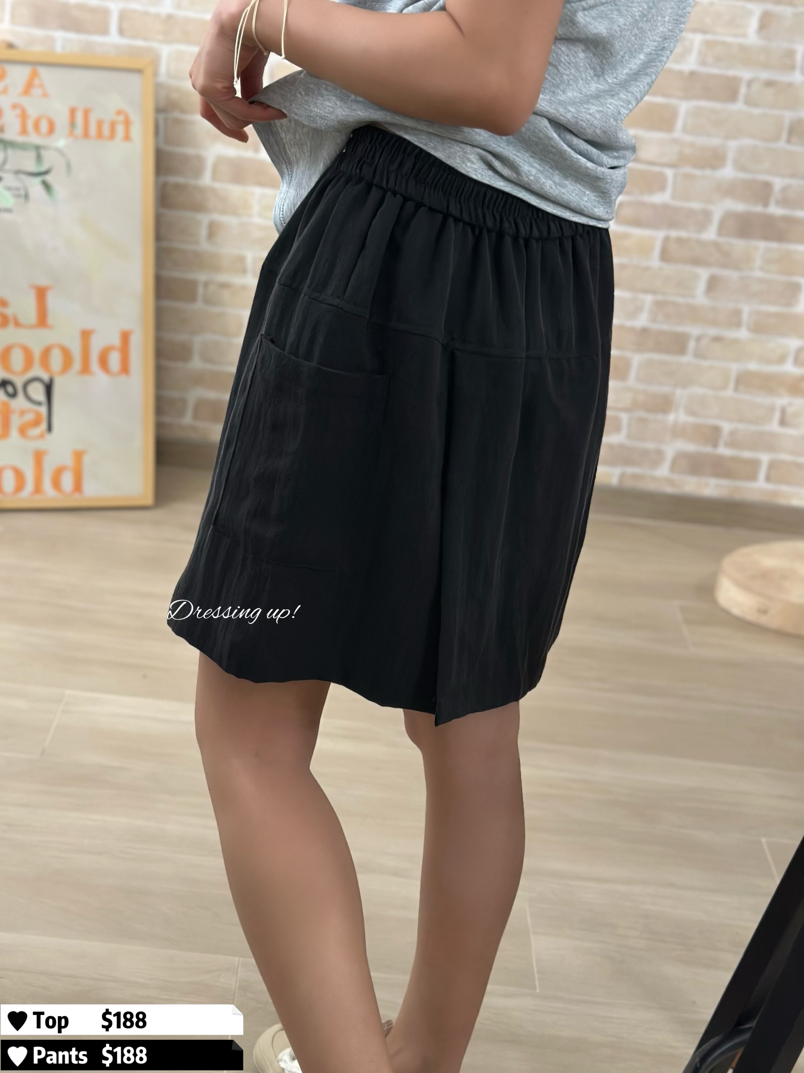 是裙又是褲｜軟棉兩袋裙褲