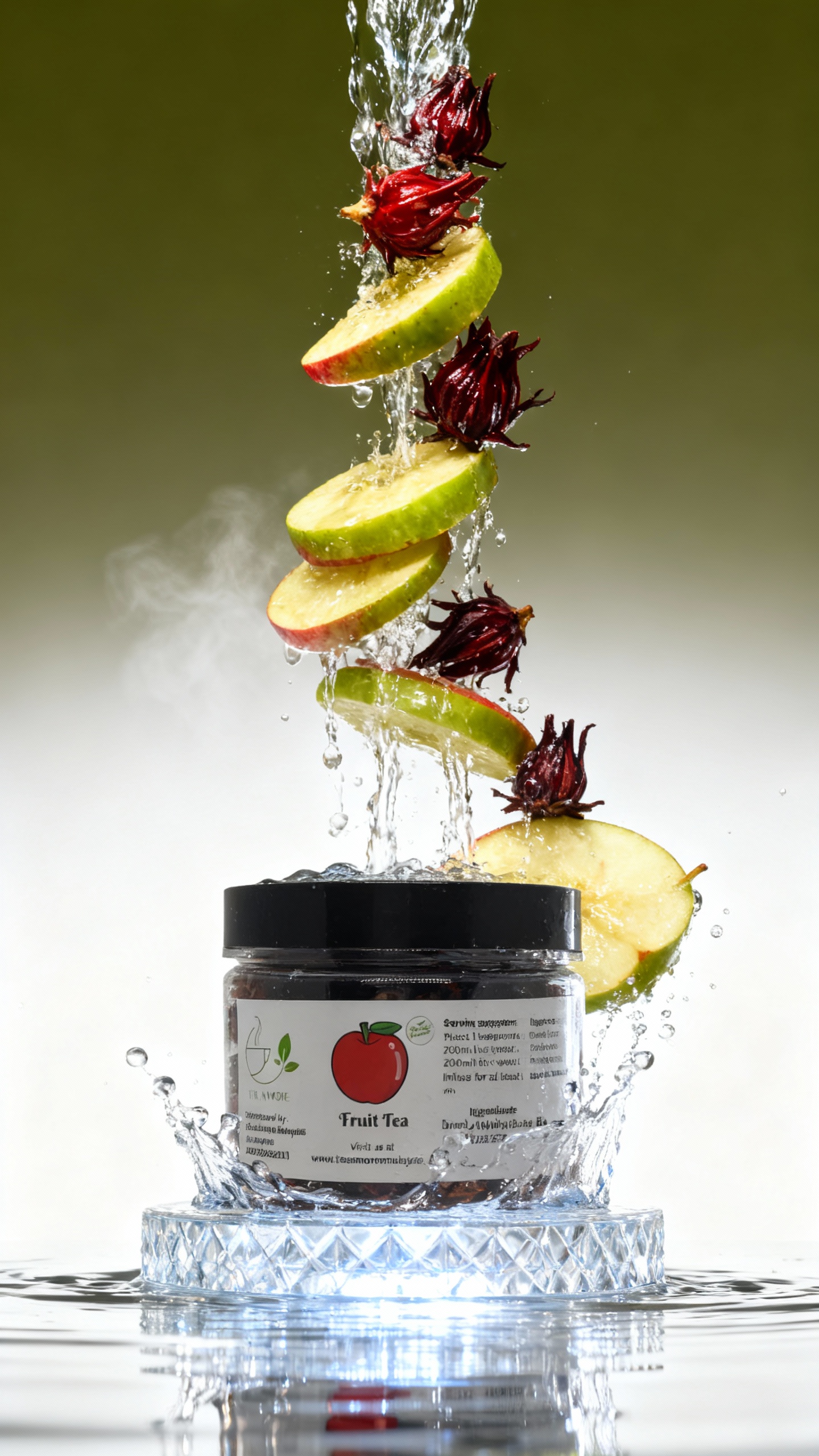 Tea Amore Apple Fruit Tea 80g (can) / 苹果果茶 80g