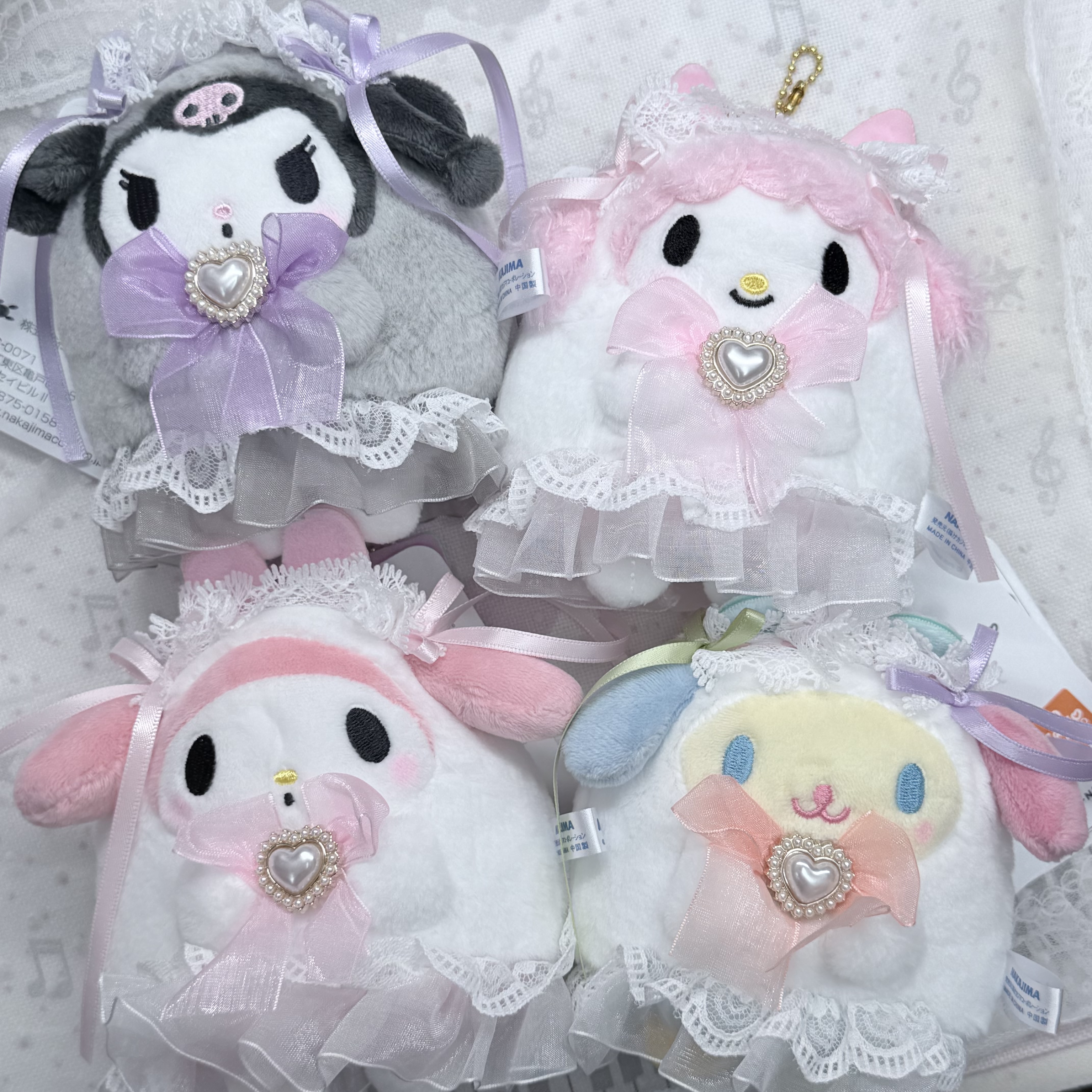 Sanrio 幽靈寶石吊飾 約13x10cm