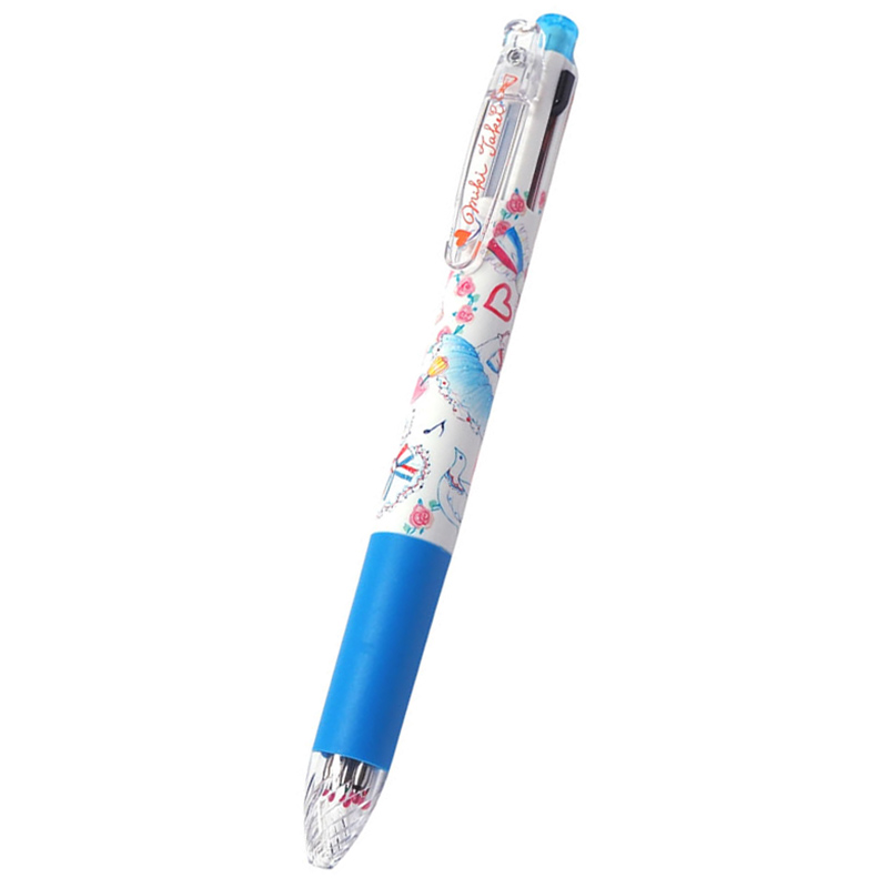 現貨｜Miki Takei Clothes-Pin 小玫瑰 日本製 Zebra SARASA multi 4+1 多功能5用筆 4色啫喱筆+鉛芯筆 (PN-15822)