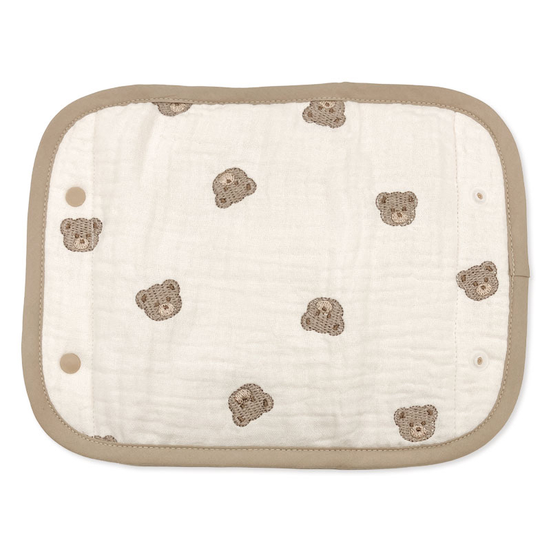 🇯🇵預訂 日本直送🇯🇵小熊刺繡雙面毛巾布孭帶咬巾肩巾