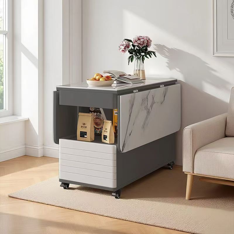 (樂家mall)移動茶几 邊幾 摺疊茶桌 邊櫃 伸縮式桌子 多功能桌 coffee table