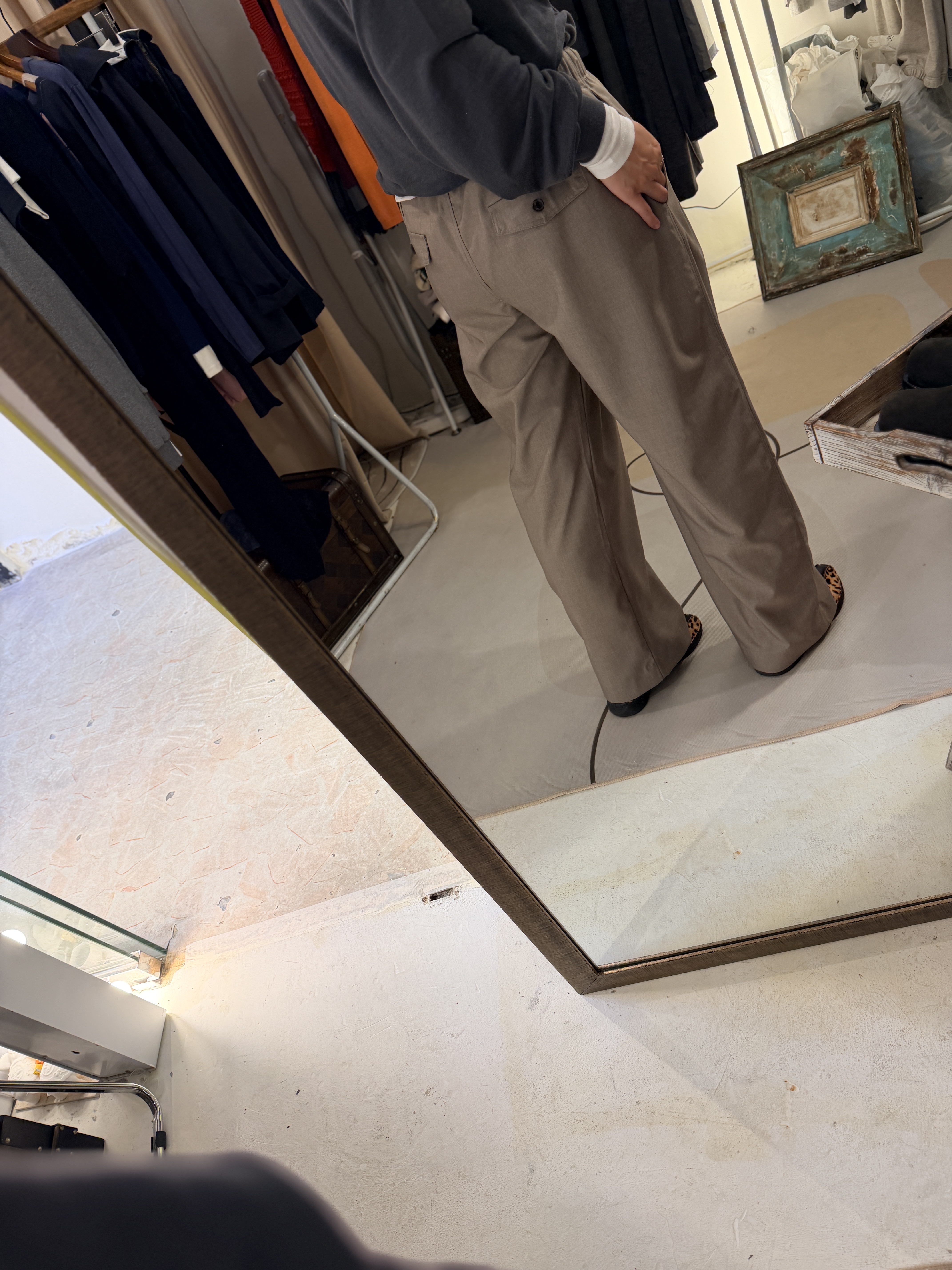 Elastic waist pants