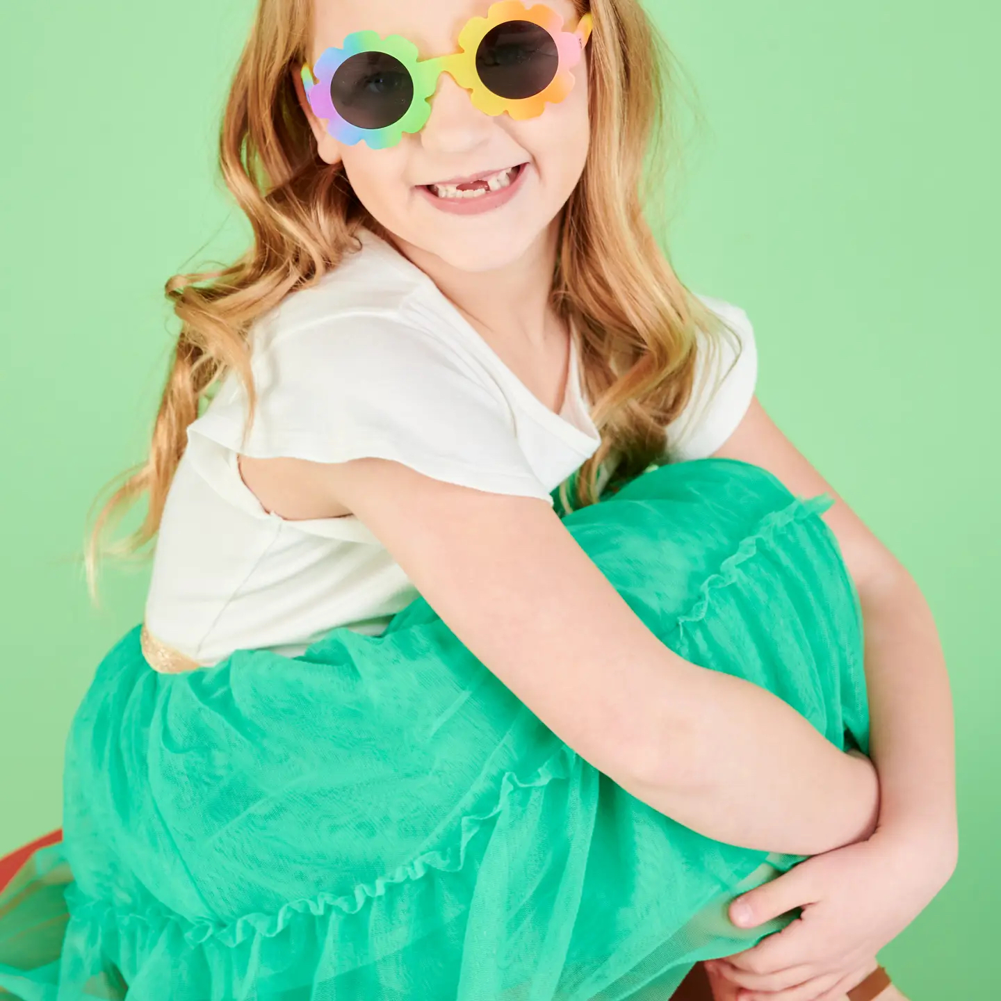 Baby Sunglasses Original Flower: Flower Power | Smoke Lenses