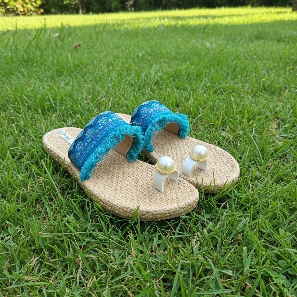 泰國直送 泰國人手製作涼鞋珍珠款式系列