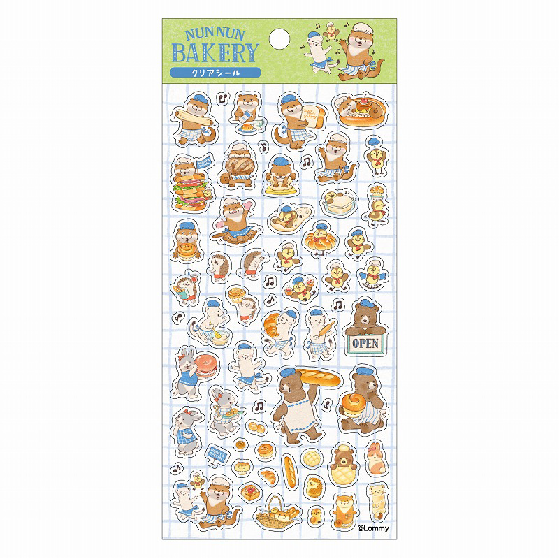 日本預訂📍可愛謊言的水獺麵包店造型系列 - 貼紙 20/3日本開售