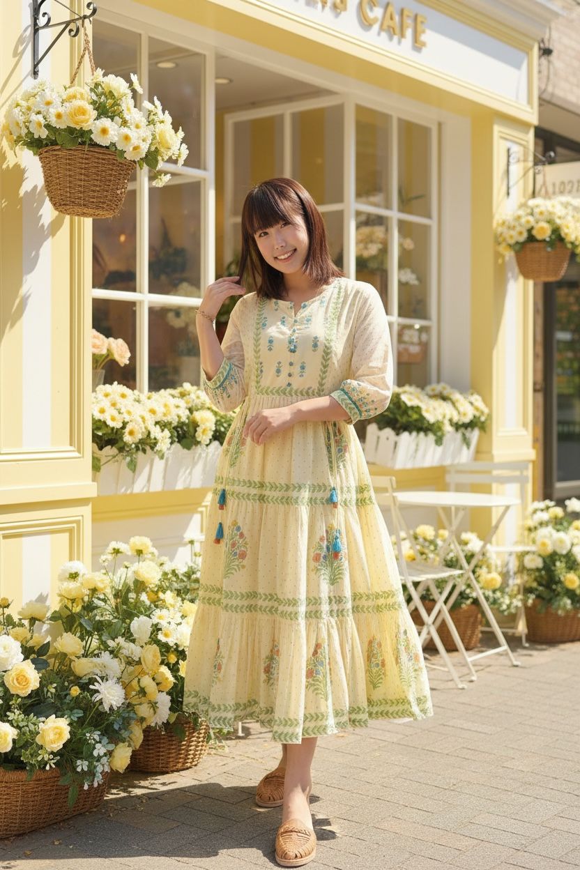 Light Yellow Cottage 4-Rope OP 44.5" #1471