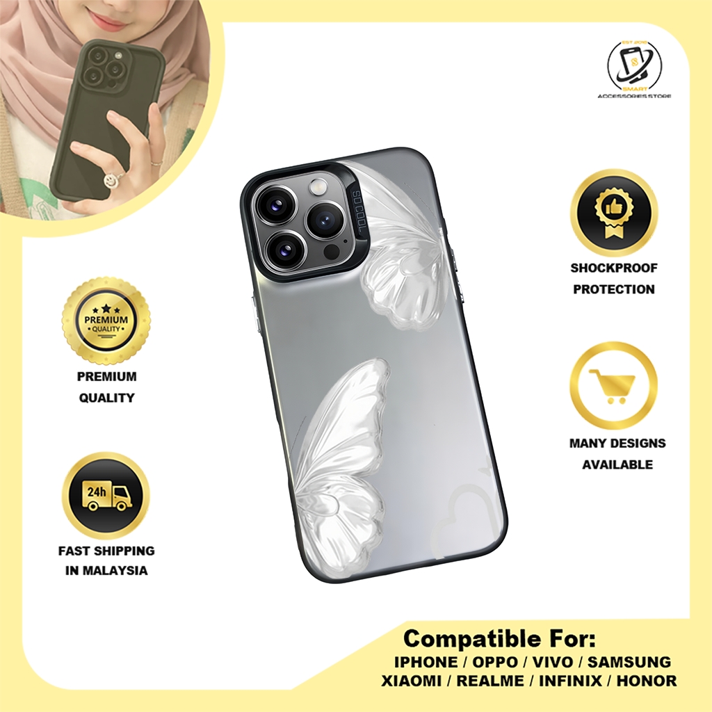 IMD CASE PHONE FOR IPHONE - DESIGN BUTTERFLY D