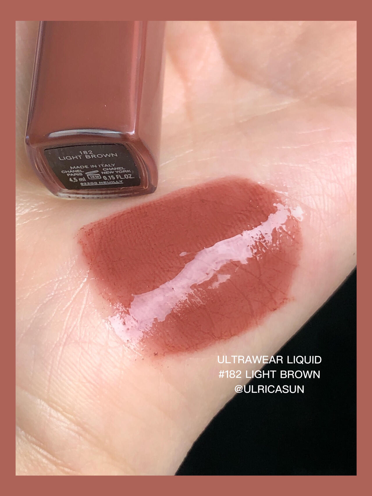 Chanel 香奈兒 雙頭唇釉 #182 Light Brown