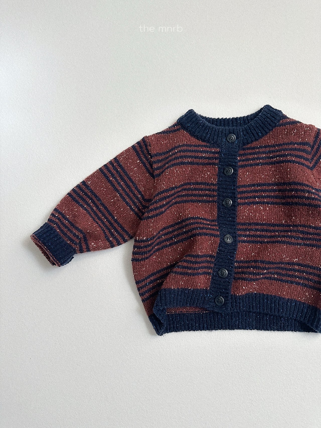 Mnirobe |  Four Line Knit Cardigan