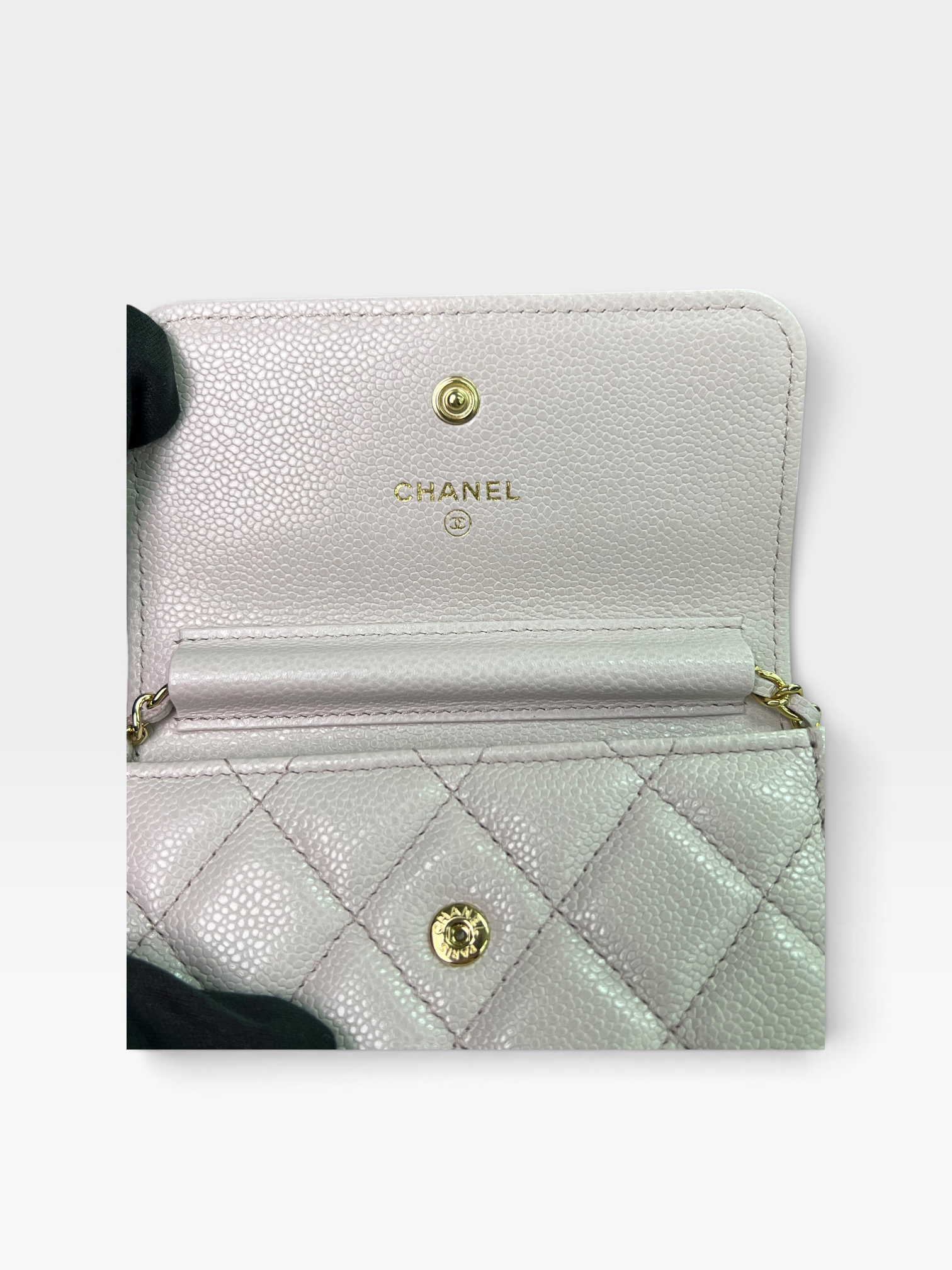 Pre-owned CHANEL Caviar Quilted Miss Coco Clutch With Chain / Product Code: 083105