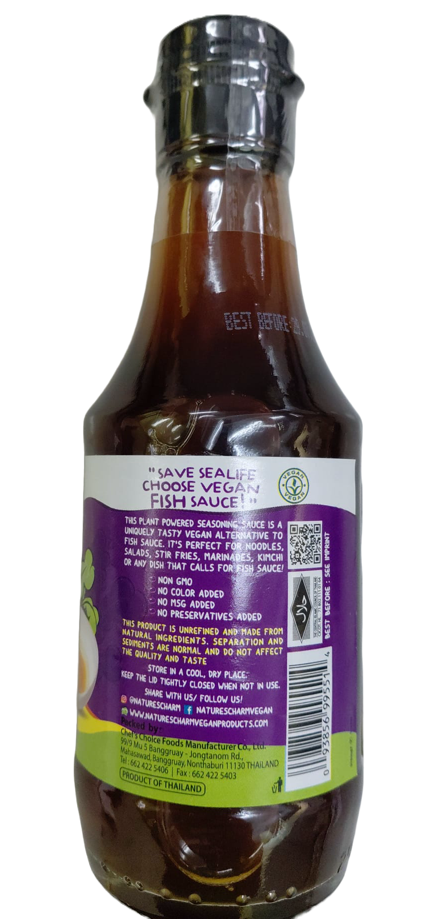 Nature's Charm-純素魚露 200ml/ Nature's Charm Vegan Fish Sauce 200ml (泰國)