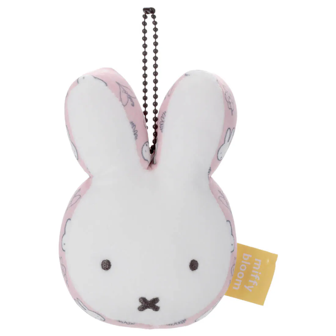 miffy bloom Mocchi-Mocchi-Style 粉紅色 兔頭 keychain 