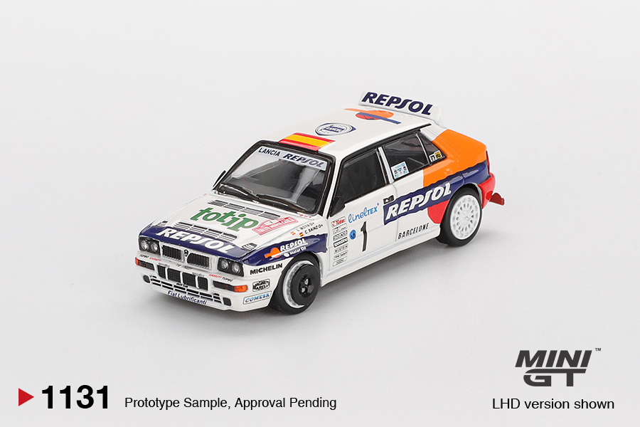 Mini GT 1/64  Lancia Delta HF Integrale Evoluzione #1 1993 Rallye Monte-Carlo - MGT01131-BL
