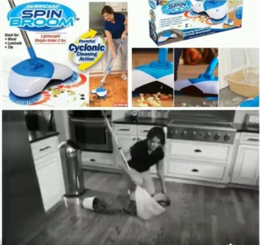 現貨-Spin Broom 自動掃地拖把