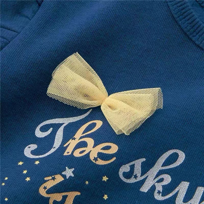 日本女童花邊袖衛衣 -1件 現貨