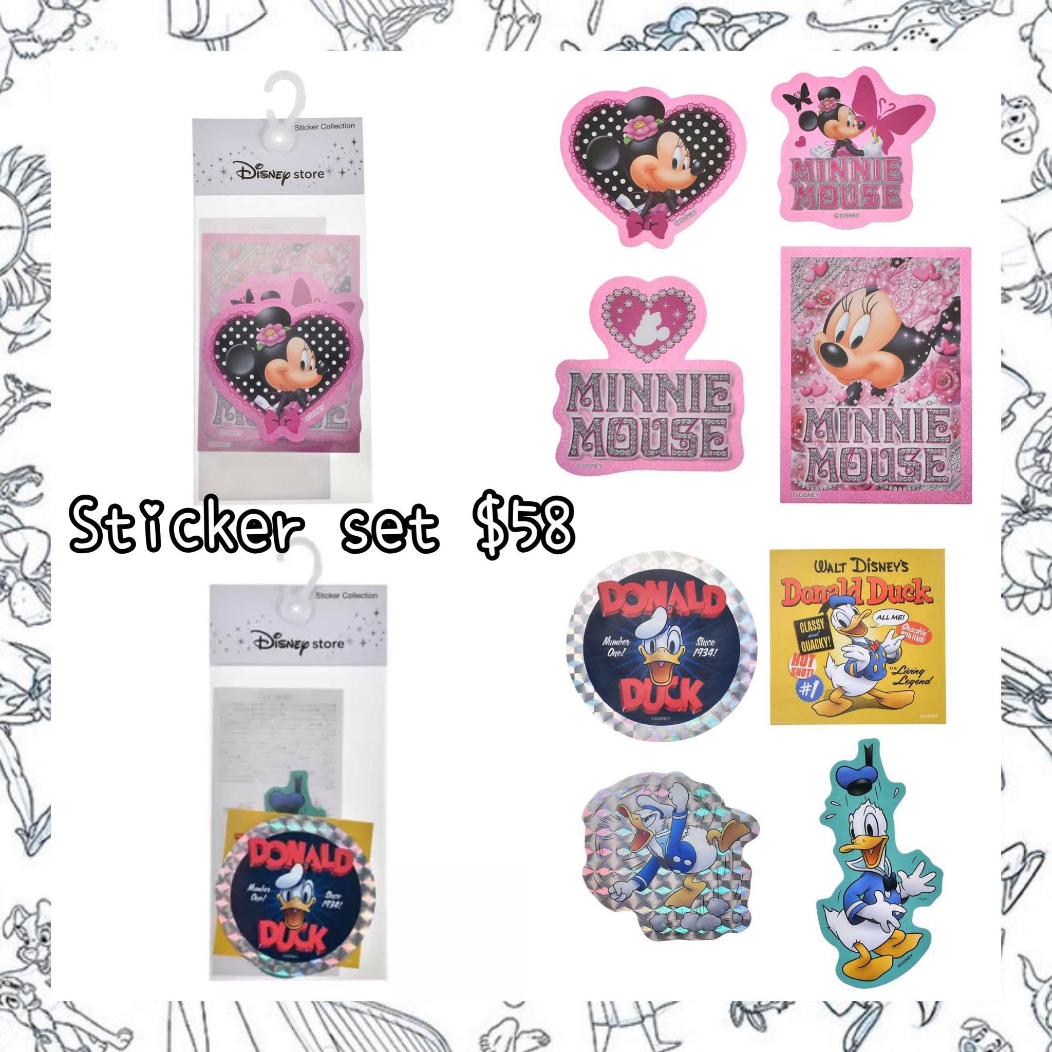：日本：STICKER COLLECTION STICKER SET