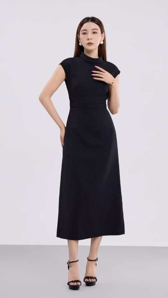 14241328 Aurora Open-Back Elegance Dress