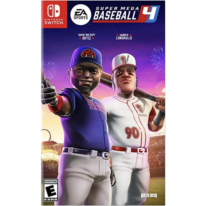 (🔥NEW RELEASE🔥) EA Sports Super Mega Baseball 4 (Nintendo Switch) Digital Download