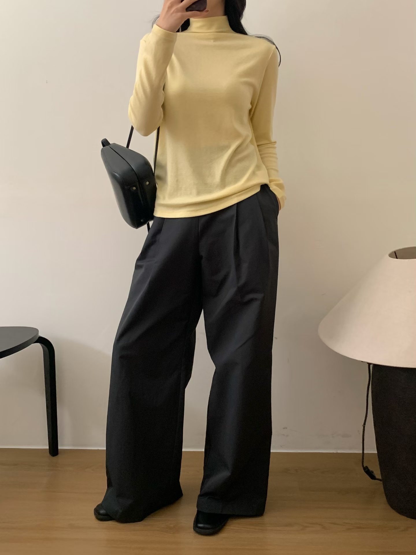 MidNeck wool basic tee