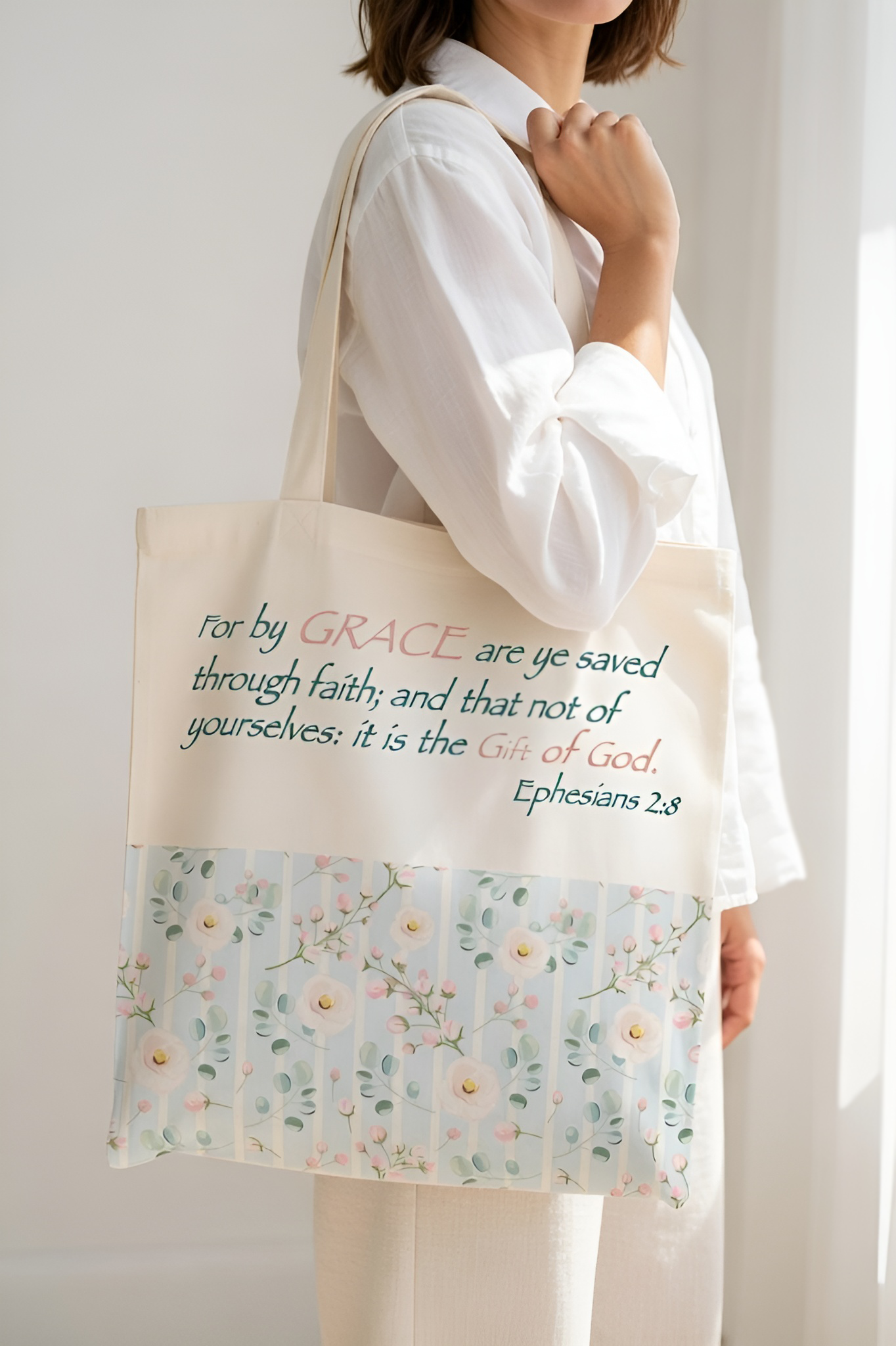 帆布袋D：本乎恩（綠）