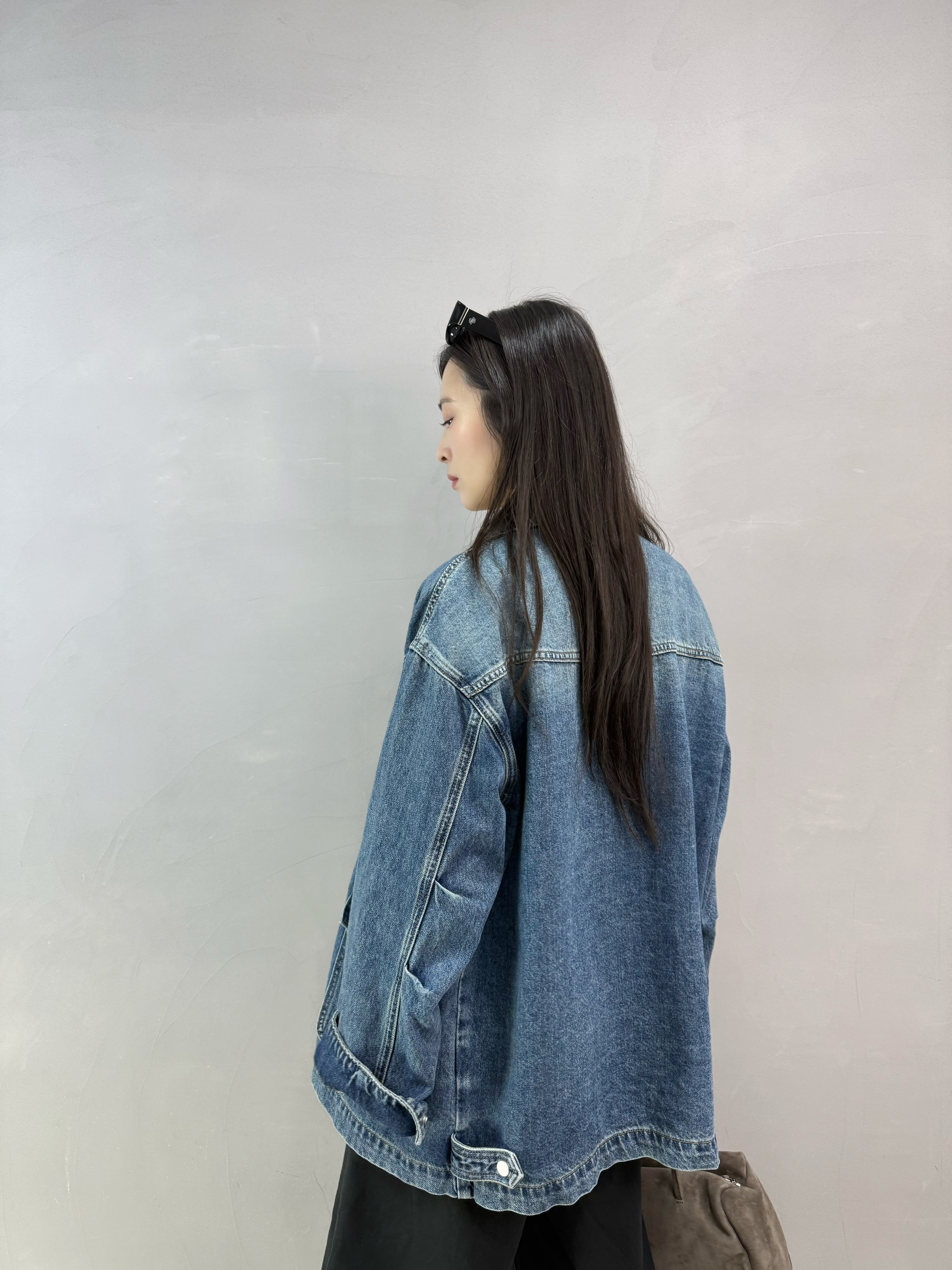 F15 四袋牛仔褸