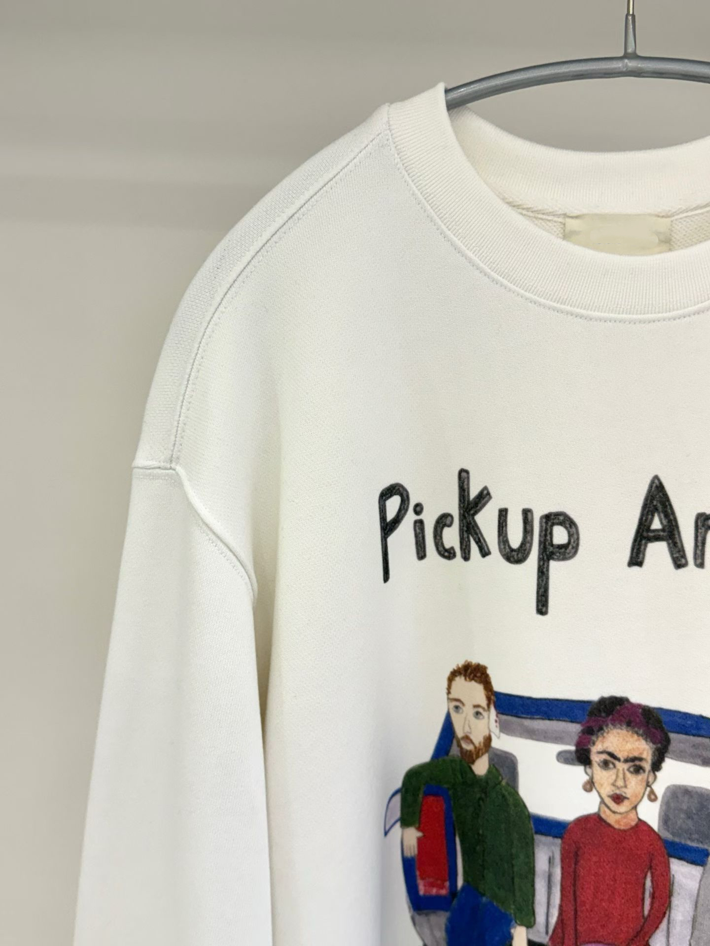 Artistic print sweatshirt