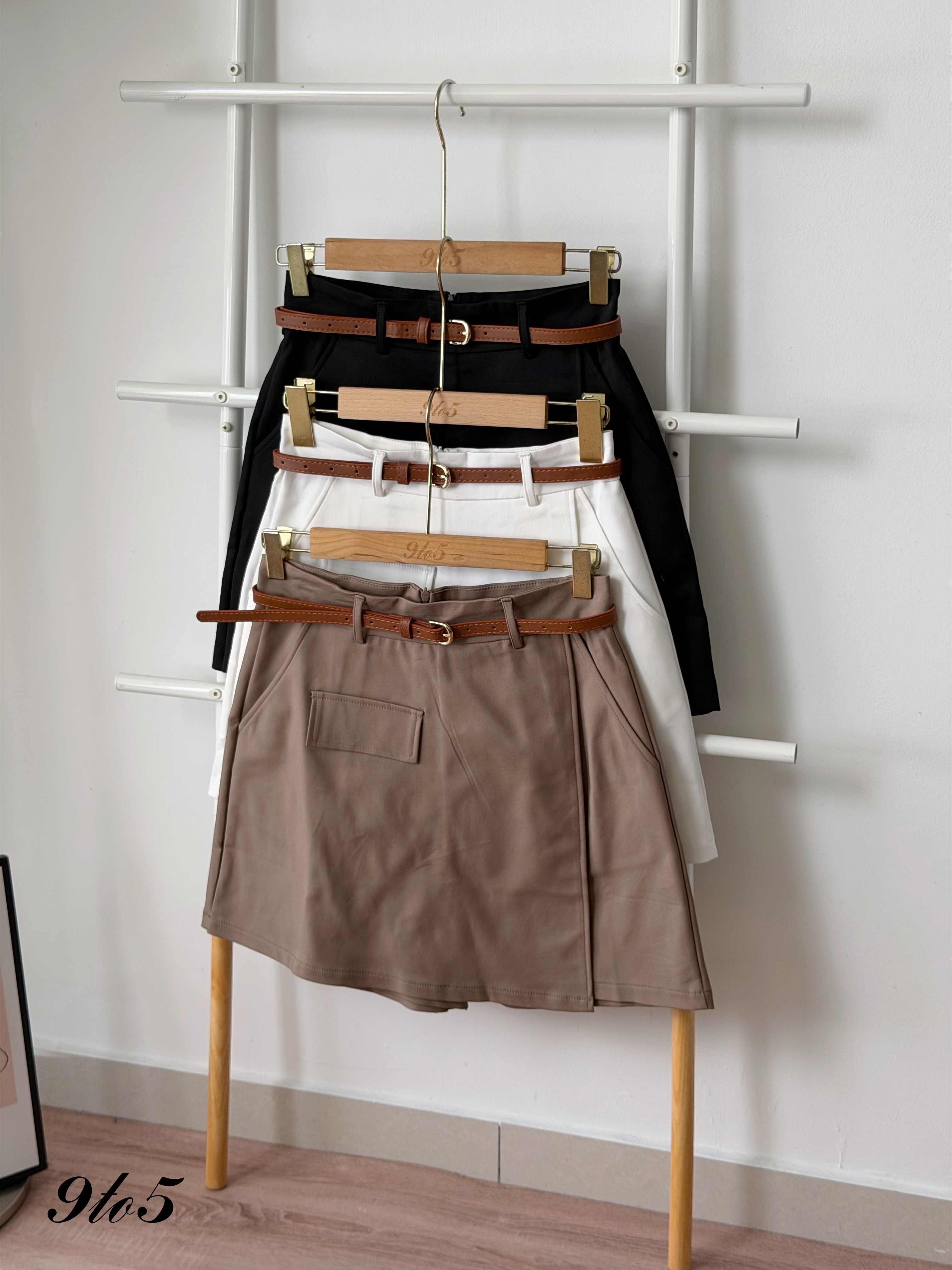 S2044 A Line Overlap Skort - 3 Colors