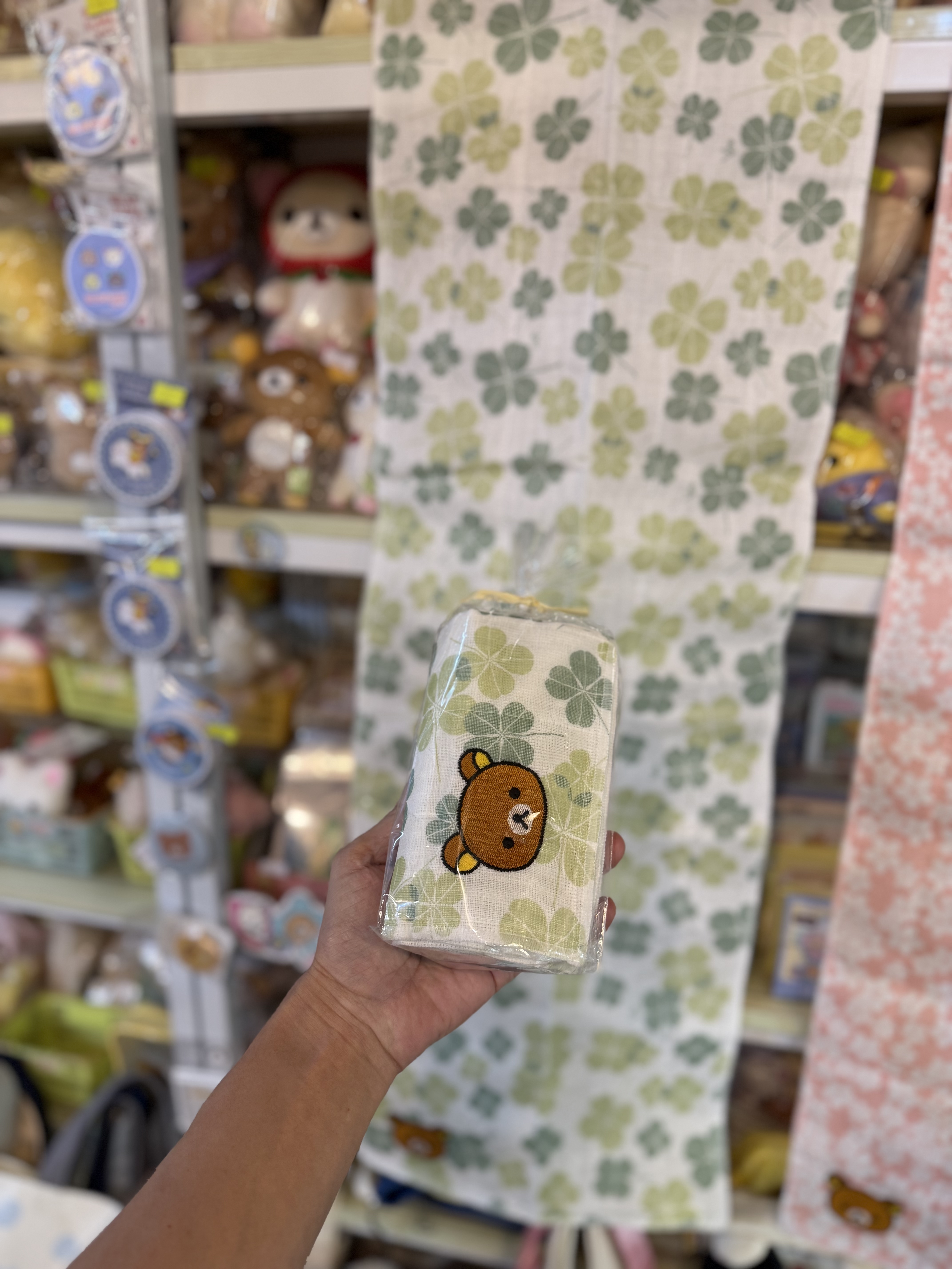 《現貨》全新日本專店限定 Rilakkuma 日本製白雪抹布（M size)