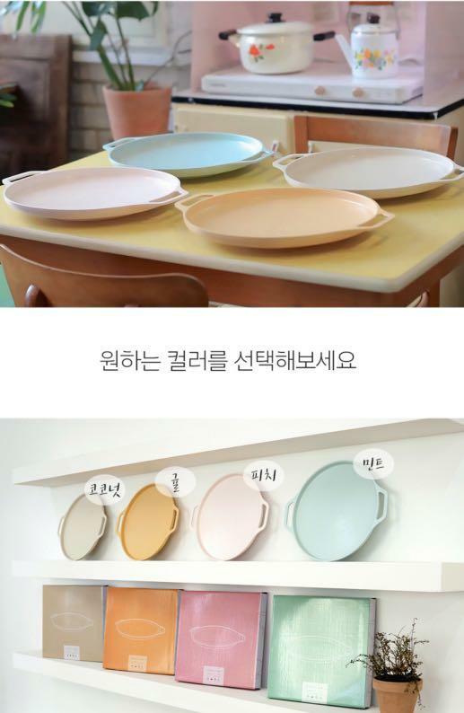 MYTEM DONO 馬卡龍色圓形煎烤盤 (30CM)