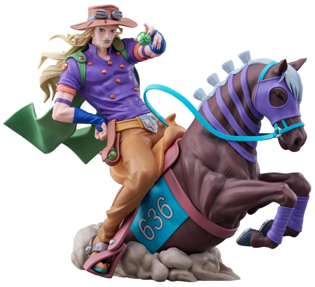 Sega, Xross Link MAX Figure: JoJo's Bizarre Adventure, Steel Ball Run, Gyro Zeppeli  Jojo 的奇妙冒險 飆馬野郎 傑洛·齊貝林
