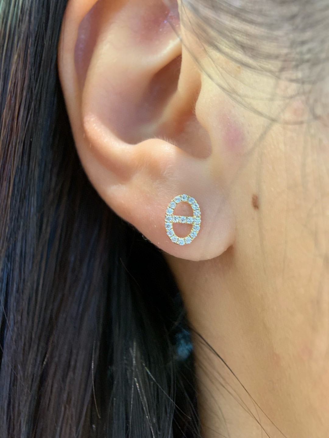 18K Diamond Earrings 