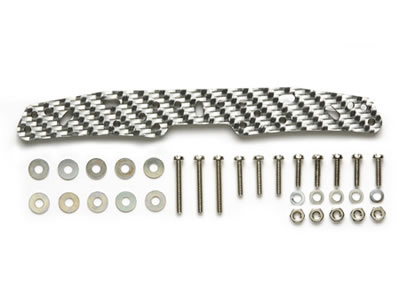 COLORED CARBON MULTI ROLLER STAY (3MM / SILVER)