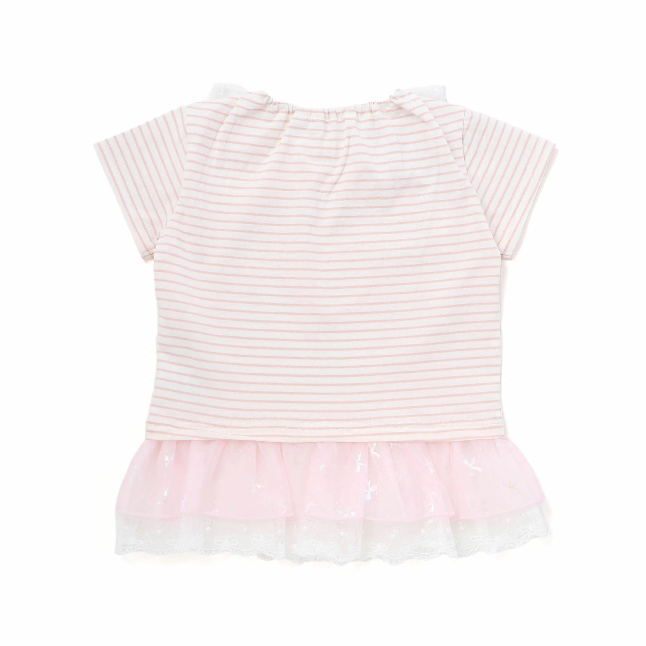 🆕【⭐訂購⭐】🌀 🇯🇵 日本直送 SWIMMER x #SanrioChracters 緞帶蕾絲荷葉邊 剌繡 短袖Tee［2款選］🌀 [ELCA-0271][260428]