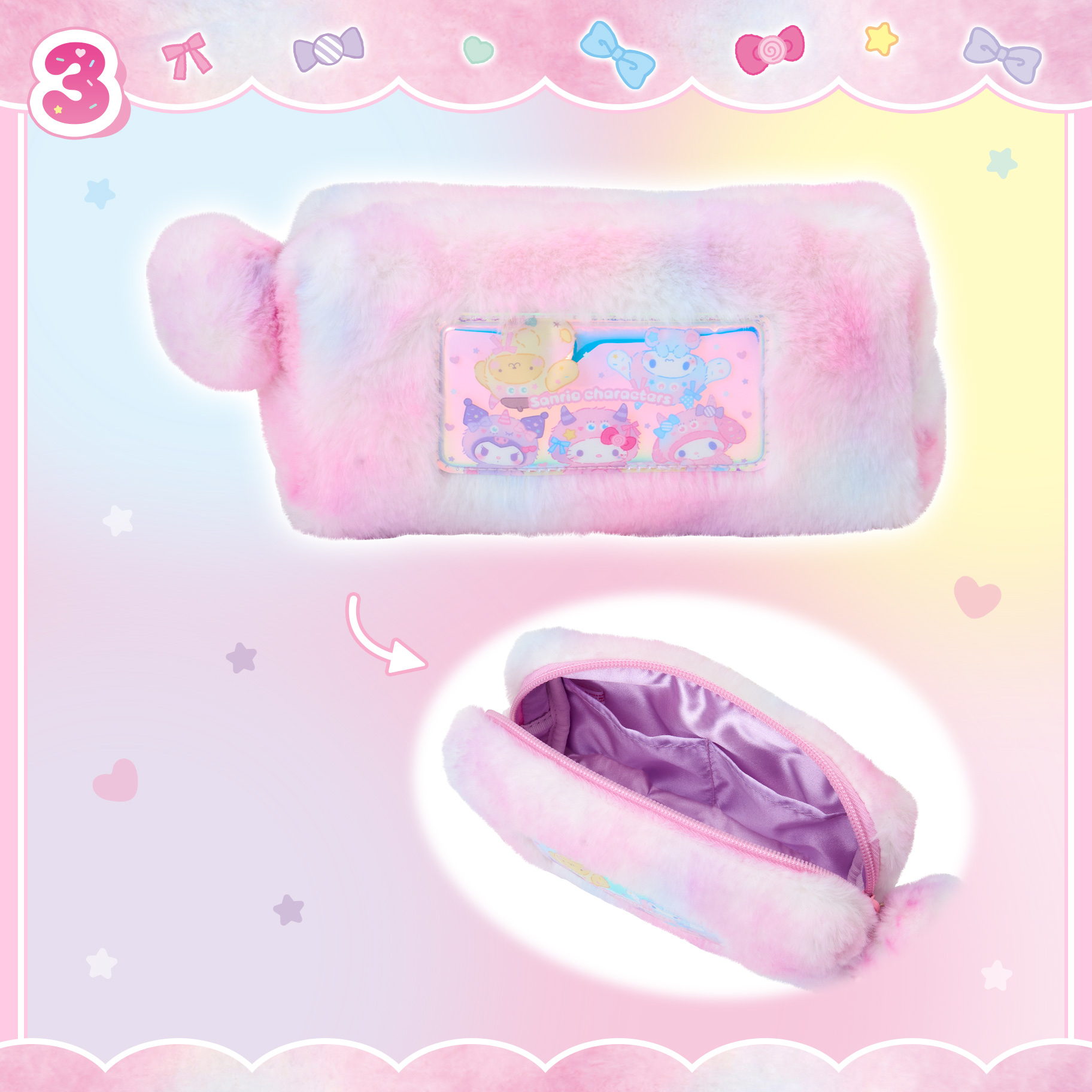 日本預訂📍日本Sanrio色彩怪獸造型系列 - 公仔吊飾/袋仔/化妝袋/卡簿/貼紙/盲盒 22/4日本開售