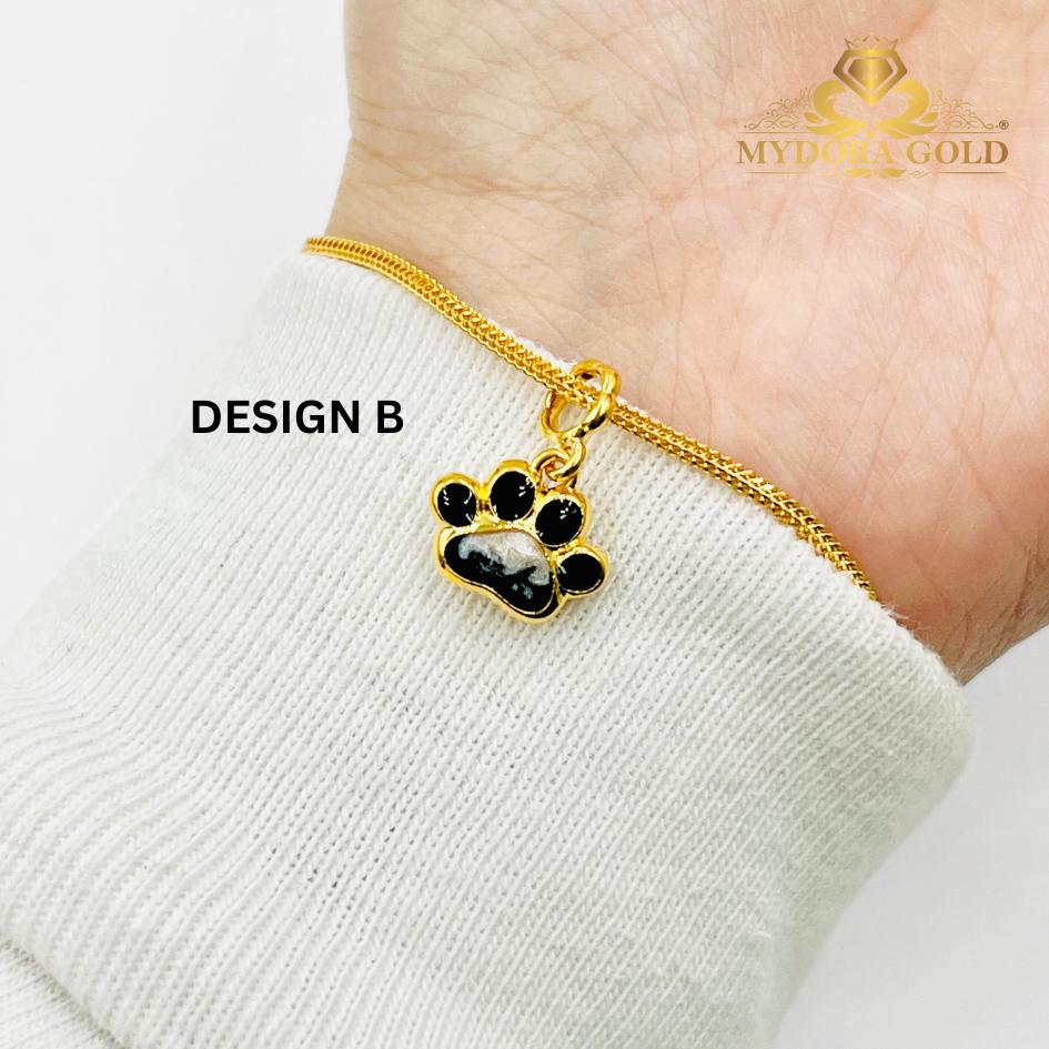 MYDORA Charm Comel Paw Print (5G) l EMAS 916/22K