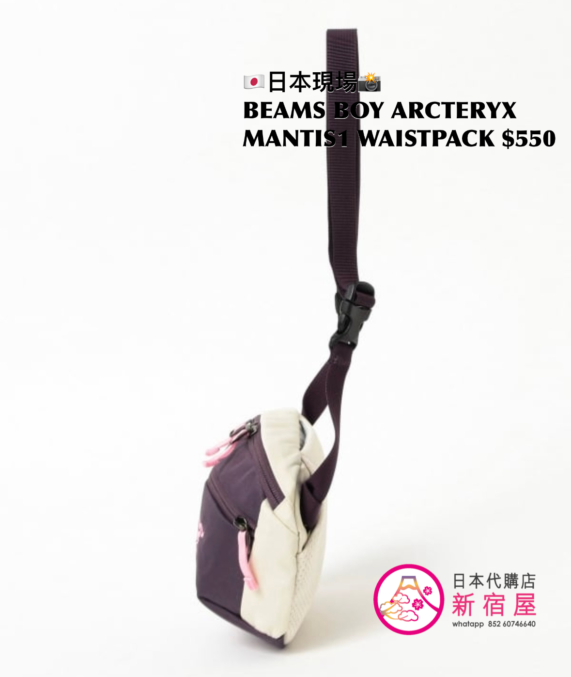 BEAMS BOY x ARCTERYX MANTIS1 WAISTPACK 