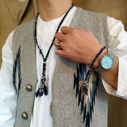 只按訂單生產~Atease EASE BANDANA NECKLACE MESH pre order/訂購