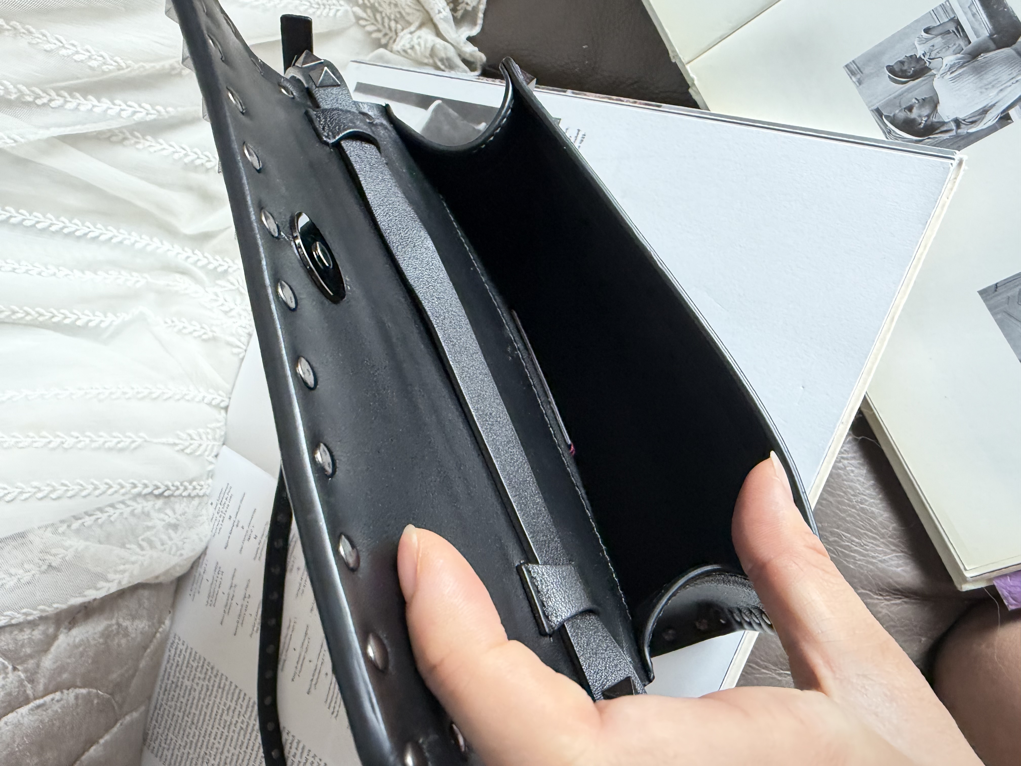 Valentino Garavani black Rockstud bag