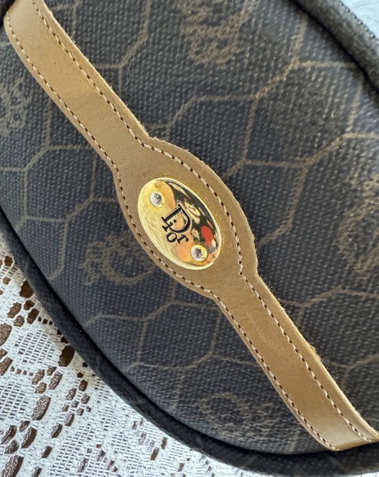 Christian Dior Honeycomb Coin Purse