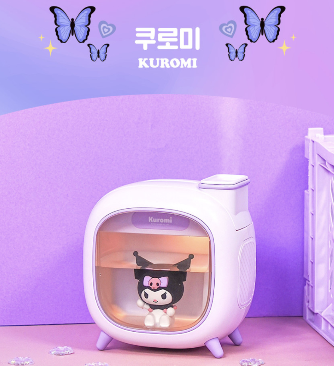 韓國 ROYCHE X Sanrio 聯名 迷你加濕器 氣氛小夜燈｜Hello Kitty / PC狗 / Kuromi