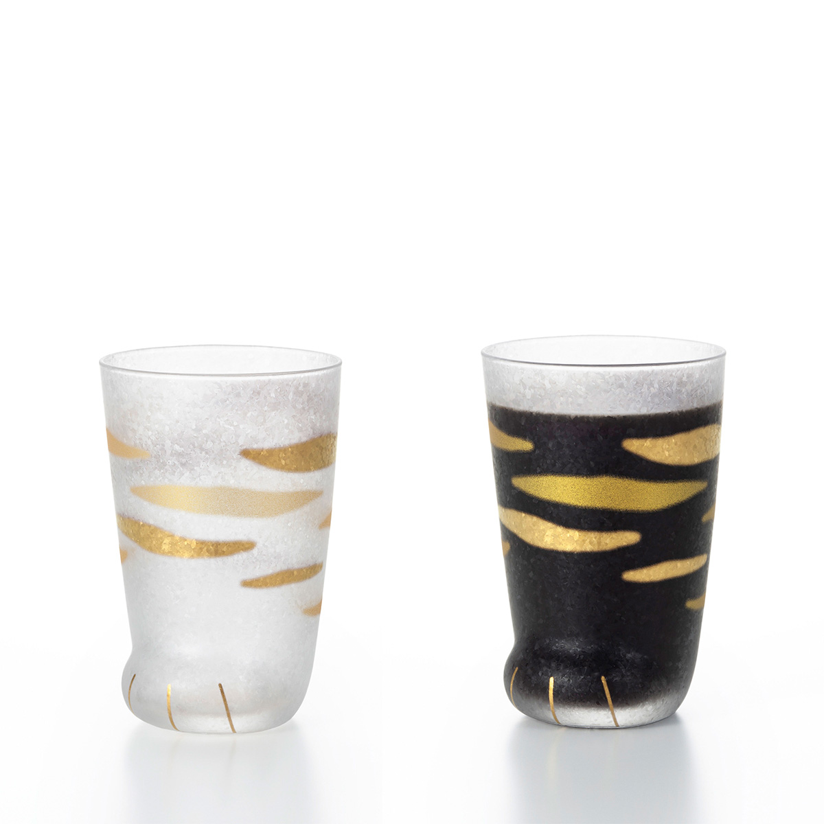 日本製 Aderia 石塚硝子 coconeco premium 金箔貓腳玻璃杯單隻禮品裝 【全三種】- 61195 
